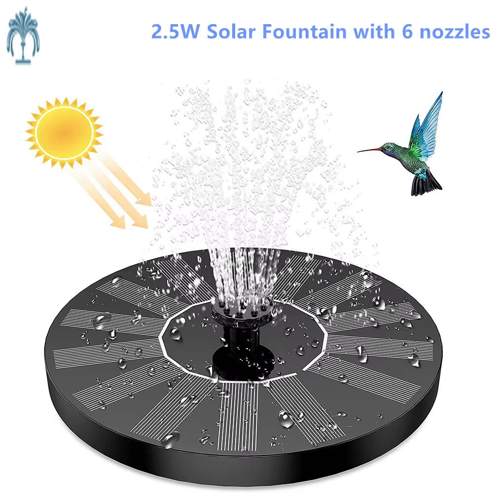 ☀️ Solar Splash Fountain – Floating Fun for Your Garden! 💦🐦