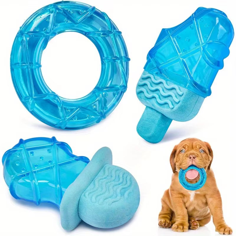 🍧 CoolPaws Freezable Chew Toys – Ice Pops for Your Pup! 🐶❄️