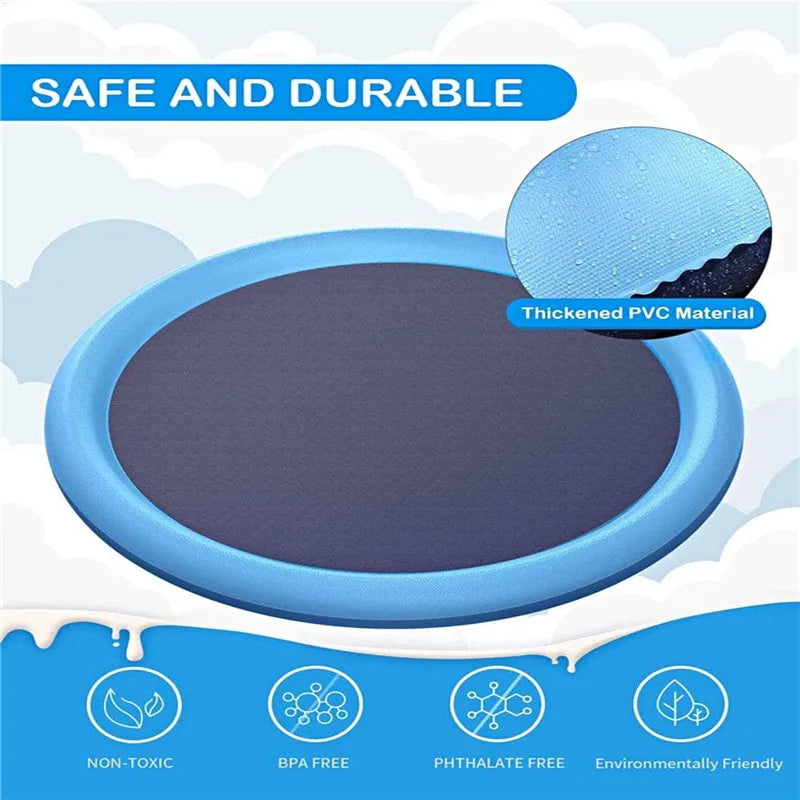 Inflatable Splash Pad for Dogs  – Summer Play Pool