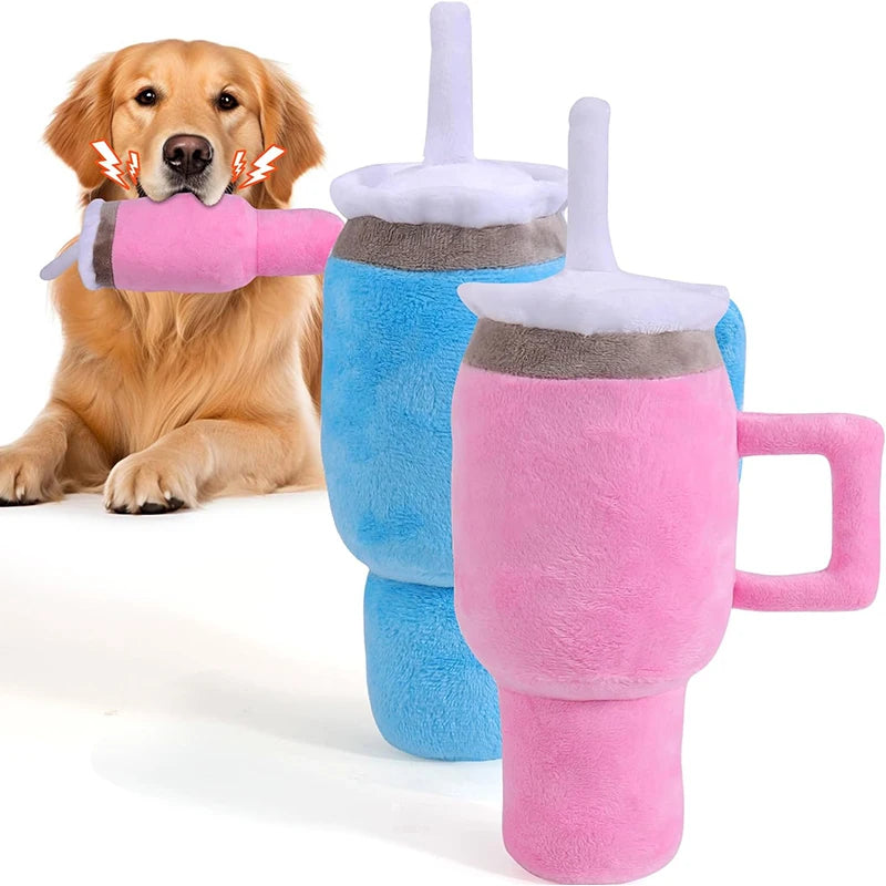 Bottle Plush Toy – Fun & Chewable for Pups! 🐾🎉