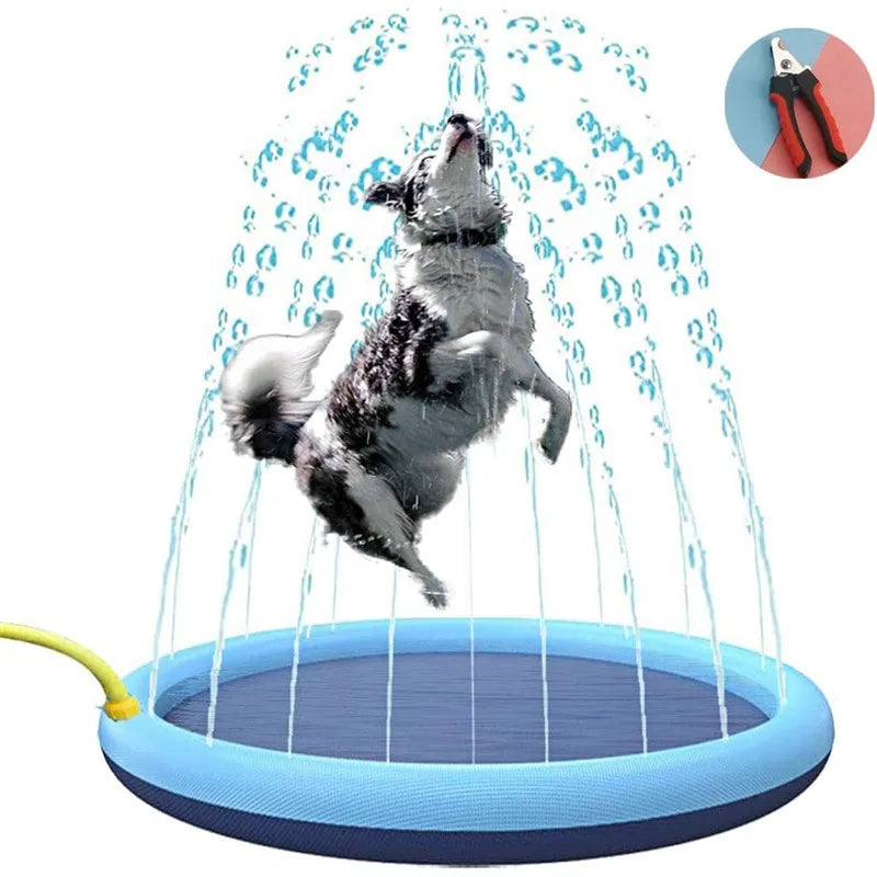 Inflatable Splash Pad for Dogs  – Summer Play Pool