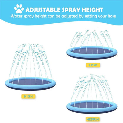 Inflatable Splash Pad for Dogs  – Summer Play Pool